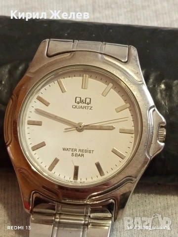 Модерен мъжки часовник Q/Q QUARTZ много красив перфектно състояние 51845
