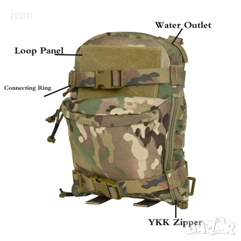 намаление тактическа раница, добавка за жилетка , снимка 5 - Екипировка - 50725300