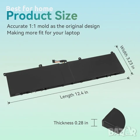 Батерия за лаптоп K KYUER 80Wh L17C4P72 за Lenovo, снимка 6 - Батерии за лаптопи - 51138704