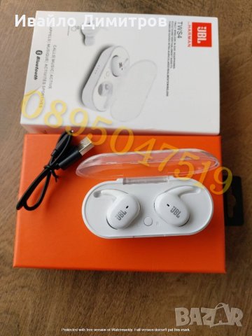 JBL TWS4 безжични слушалки BLUETOOTH WIRELESS, снимка 1 - Слушалки и портативни колонки - 37329369