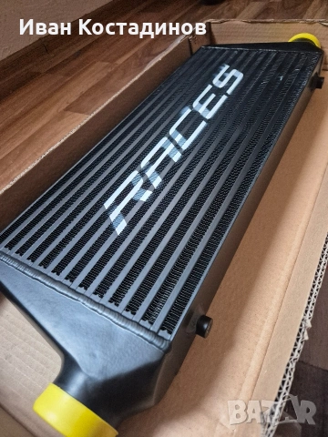 Интеркулер FMIC универсал 550 x 230 x 65 мм вход / изход 63mm - Black , снимка 2 - Части - 53245814