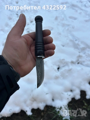 Нож за Дране от Дамаск, снимка 2 - Ножове - 53326609