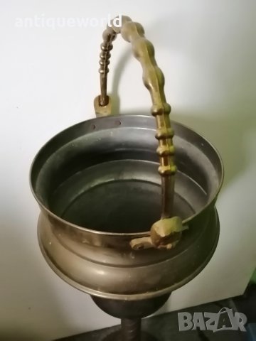 Рядка Старинна  Паркетна ШАМПАНИЕРА , Около 1900г., снимка 6 - Антикварни и старинни предмети - 43435677