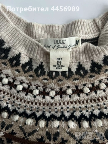 Зимен пуловер LOGG, снимка 3 - Блузи с дълъг ръкав и пуловери - 52635654
