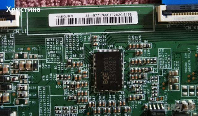 Нов! FINLUX 43-FUA-8062 Vestel 17IPS62 T-con HV430QUBF70 44-9771766E 47-6021477, снимка 5 - Части и Платки - 51657775