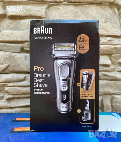 Самобръсначка  Braun Series 9 Pro 9477cc Wet&Dry, снимка 5 - Електрически самобръсначки - 51370396
