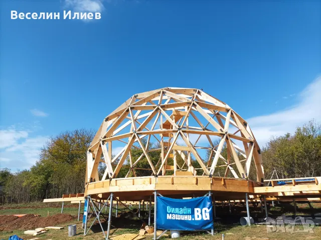 Tiny Domes: Геодезически Куполи за Глемпинг, Студио или Офис в Двора, снимка 6 - Други - 41140910