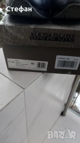 Napapijri Rabari, Спортни обувки с велур и кожа Тъмнозелен/Черен размер 43, снимка 6 - Ежедневни обувки - 48713538