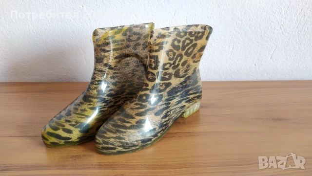 Боти в леопардов стил, 36-ти номер, снимка 3 - Дамски боти - 52156824