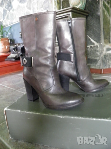 G-star оригинални боти от естествена сива кожа Uk4/37