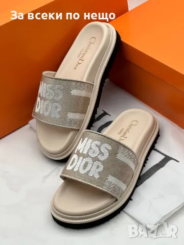 Miss Dior Дамски Чехли Мис Диор - Налични Различни Цветове Код E279, снимка 4 - Чехли - 50415494