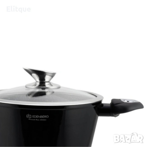 Комплект от 12 части - тенджери, тиган и подложки Edenberg EB-5613, снимка 14 - Други - 53389182