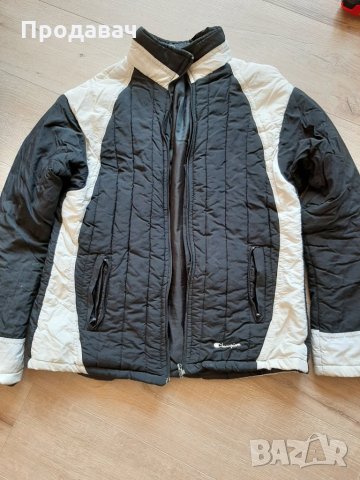 Зимно яке в бяло и черно , снимка 1