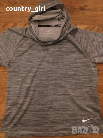 Nike Women’s THERMA Short Sleeve Running Hoodie - страхотна дамска блуза КАТО НОВА, снимка 8 - Спортни екипи - 27934270