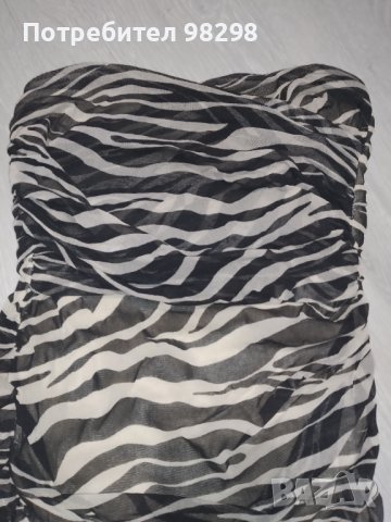 Туника silvia heach, тигрова къса рокля, блуза и чанта всичко за 12 лв, снимка 12 - Рокли - 38107142