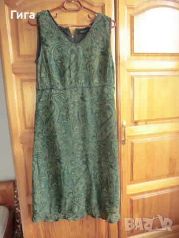 тъмна рокля с подплата, снимка 2 - Рокли - 37205105