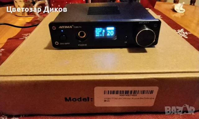 AIYIMA T5 HiFi QCC3003 bluetooth 5.0 Tube Preamplifier  			
