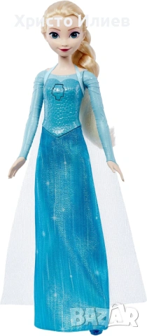 Пееща кукла Елза Замръзналото кралство Кукла Disney Frozen Пееща Елза, снимка 5 - Кукли - 53162448