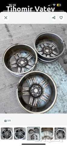 Оригинални джанти 17’ за Хюндай Санта Фе 2018 г, снимка 5 - Гуми и джанти - 51909565