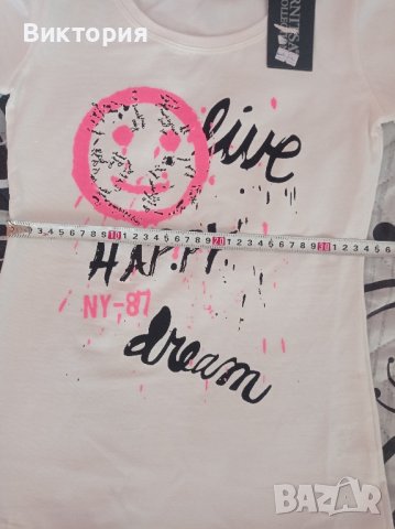 2 нови тениски С размер, снимка 3 - Тениски - 43583562