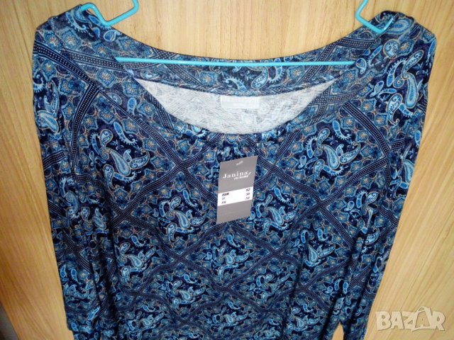 Нова макси тънка блуза със 7/8-ми ръкав, снимка 3 - Блузи с дълъг ръкав и пуловери - 37076519