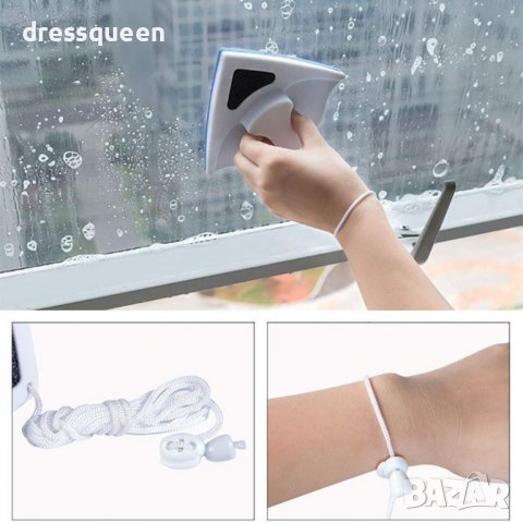 2636 Уред за почистване на прозорци с магнит, снимка 10 - Други стоки за дома - 37386301