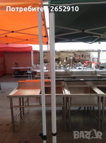 Шатри сгъваеми ЛУКС СУПЕРЛУКС 2х2 2х4 3х3 3х4,5 3х6м Метални непромокаемо платнище Цена209лв/106,86€, снимка 13 - Палатки - 38702284