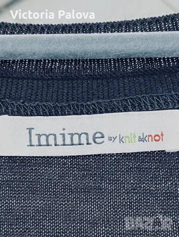 Интересна блуза IMIME by Knit&Knot  Корея, снимка 4 - Блузи с дълъг ръкав и пуловери - 49250254