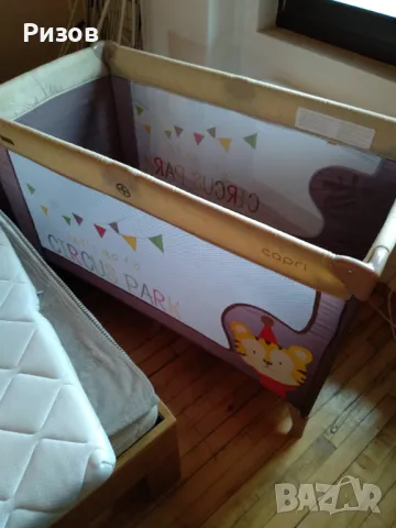 Сгъваема детска кошара с матрак Chipolino