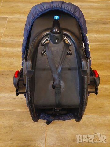 Синьо Кожено столче кошче за кола Adbor за дете  0 - 10 кг, снимка 6 - Столчета за кола и колело - 38999303