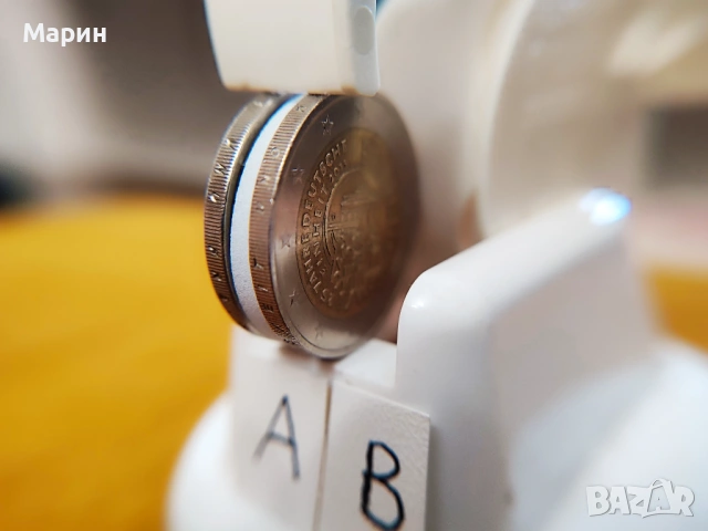   УНИКАЛНА Евро монета с  ГРЕШКИ в дизайна, снимка 4 - Нумизматика и бонистика - 47809755