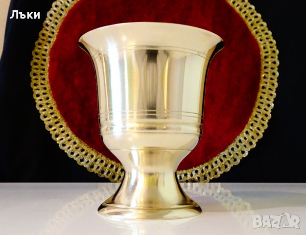  Бронзова чаша за вино,бокал 200 мл. 