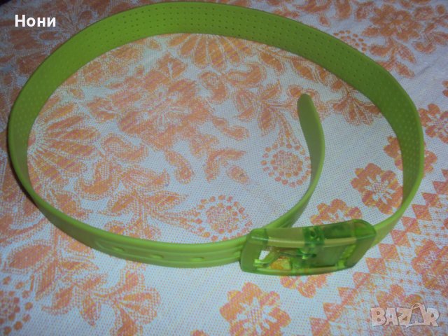 Силиконов колан унисекс в зелено, снимка 1