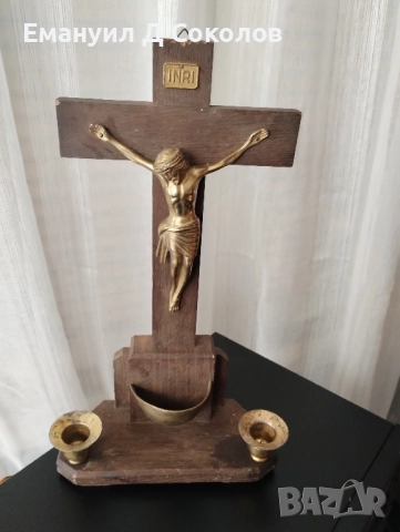 Разпятие, снимка 6 - Антикварни и старинни предмети - 52350787