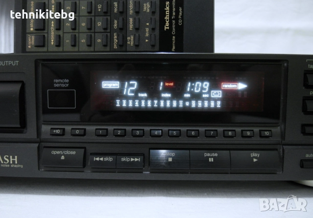 ⭐⭐⭐ Technics SL-P377A ⭐⭐⭐ Хубав CD плеър с дистанционно, като нов, снимка 3 - Ресийвъри, усилватели, смесителни пултове - 32967553