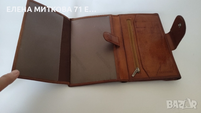 Портмоне от естествена кожа с много отделения, снимка 4 - Портфейли, портмонета - 52035018