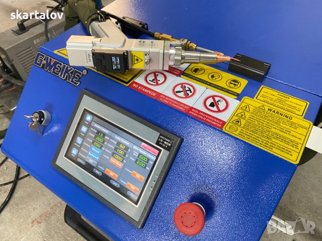 Машина за лазерно заваряване, почистване и рязане 3 в 1 - 1500 W - G.WEIKE, снимка 6 - Други машини и части - 38585276