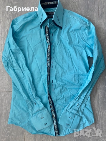 Ризи в син цвят, Tom Tailor, снимка 7 - Ризи - 51708020