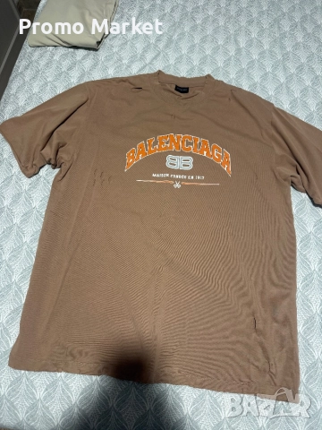 Маркови тениски Boss,Balenciaga,Zara,Gang, снимка 14 - Тениски - 52968703