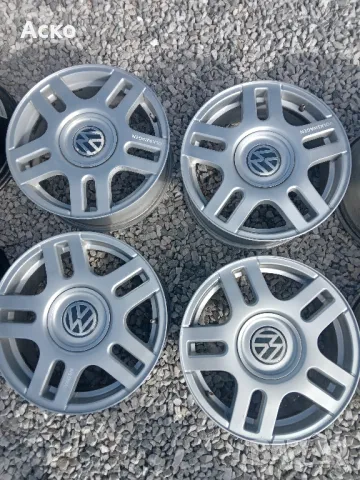 5x100..16цола 6.5j ET42 volkswagen , снимка 1 - Гуми и джанти - 47577935