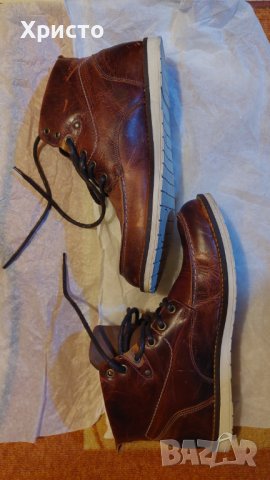 Обувки от естествена кожа ZIGN, снимка 7 - Мъжки боти - 43402116