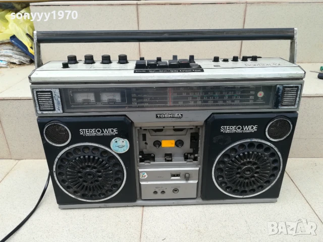 TOSHIBA-СТАР КАСЕТОФОН-MADE IN JAPAN 3105251822, снимка 5 - Радиокасетофони, транзистори - 50497375