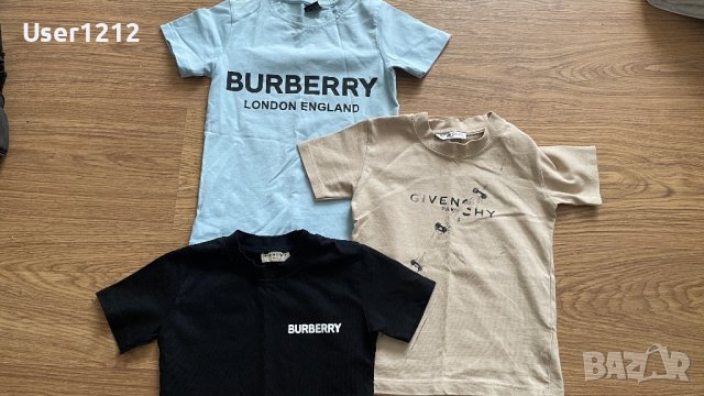 Burberry & Givenchy , снимка 1 - Детски тениски и потници - 44047791