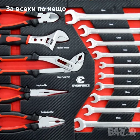 Куфар с инструменти 238 части Everforce, снимка 2 - Куфари с инструменти - 50366902