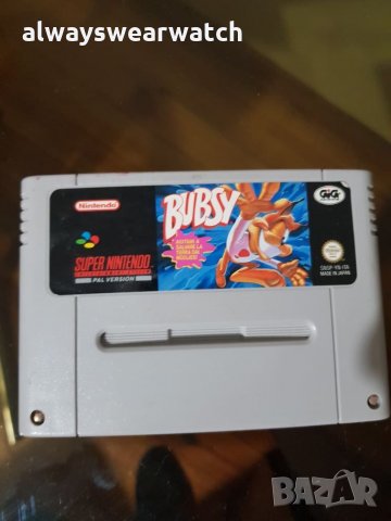 Игра - дискета Bubsy за Super Nintendo SNES / Винтидж игрова конзола Супер Нинтендо, снимка 1 - Nintendo конзоли - 27495596