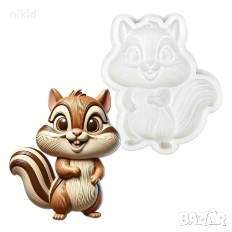 Катерица катеричка сладка силиконов молд форма фондан шоколад декор торта украса 