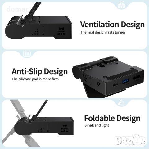 Switch Dock Превключвателна докинг станция с HDMI порт и USB 3.0, снимка 2 - Аксесоари - 42940999