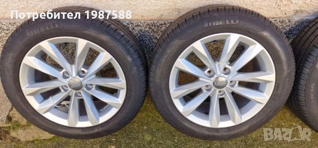 Джанти с  Летни гуми VW AUDI 5×112 r16, снимка 3 - Гуми и джанти - 52615496