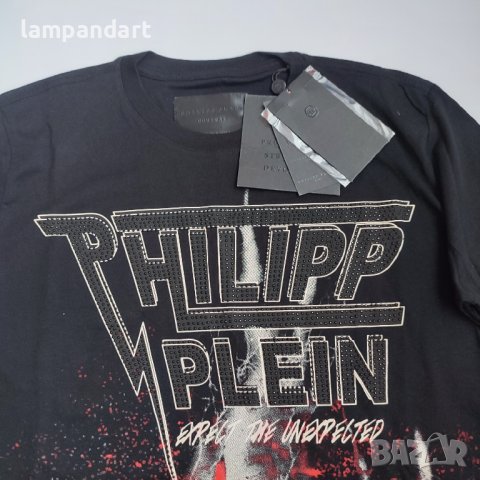 Тениска Philipp Plein С размер, снимка 3 - Тениски - 31112160