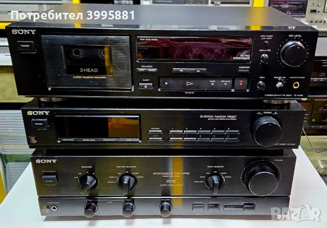 Триглав дек Sony, 
mod. TC-K490

